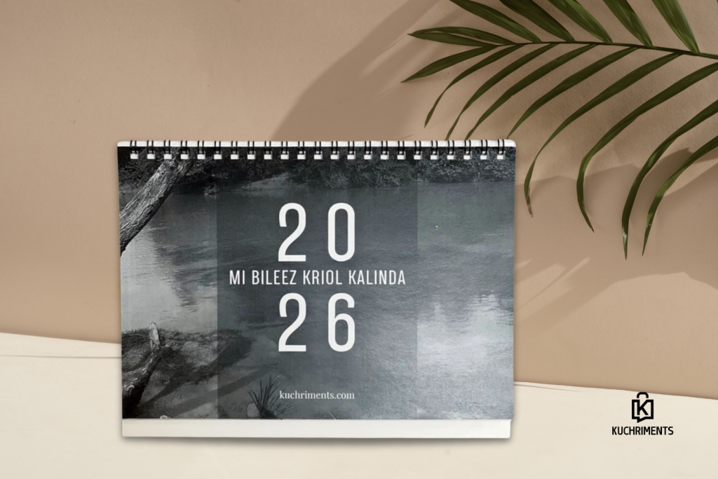 Belize Kriol Standing Desk Calendar