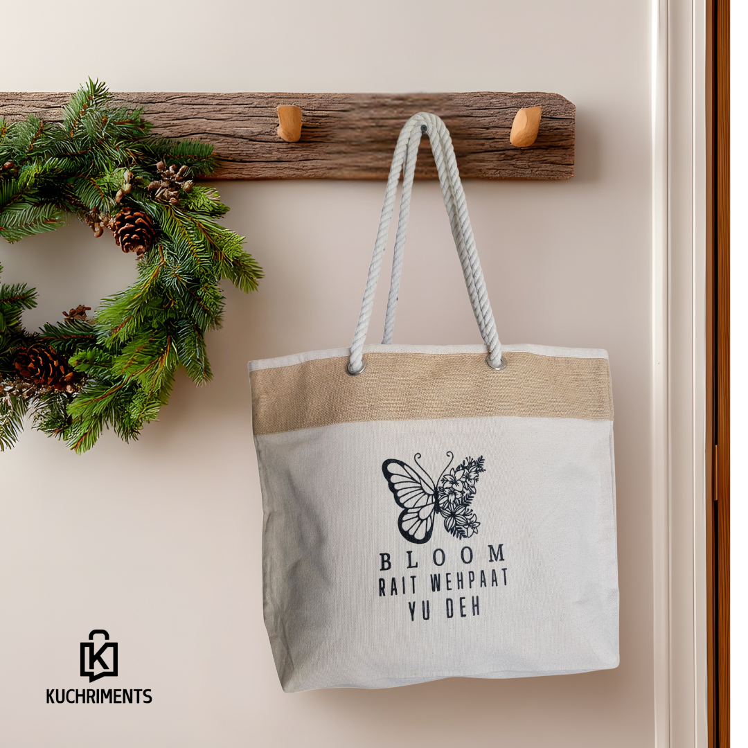 Bloom Tote with rope handle